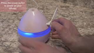 How to use the Vivitar Essential Oil Diffuser F19EODLP [upl. by Valeria]