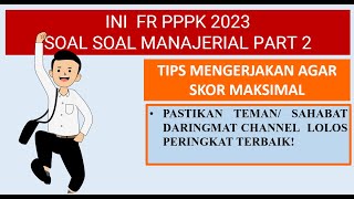 Hajar materi managerial ini agar skor kamu maksimal [upl. by Seaton]