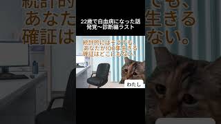 22歳で白血病になった話③白血病 闘病 辛い 自己啓発 猫ミーム [upl. by Georgina321]