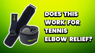 Does This Work for Tennis Elbow Relief  SENTEQ Elbow Brace Review [upl. by Mik]