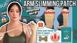 ARM SLIMMING PATCH SA SHOPEE effective ba  honest review [upl. by Ledeen]