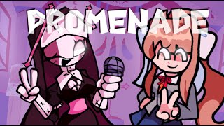 Promenade But Sarvente and Monika sings it  fnf promenade cover  FLP  harleylejva [upl. by Recnal]