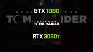 GTX 1080 vs RTX 3060 Ti in Shadow of the Tomb Raider [upl. by Anaert]