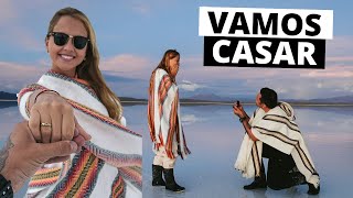 PEDIDO DE CASAMENTO NO SALAR DO UYUNI  VAZAONDE E INES LAFOSSE [upl. by Enniotna519]