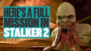 STALKER 2 Heart of Chornobyl  Full Mission Gameplay in 4K on PC [upl. by Aihseyn]