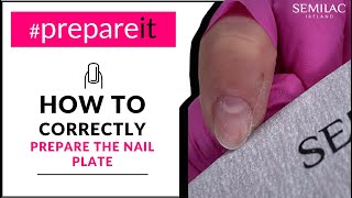 How to correctly prepare the nail plate before gel polish application [upl. by Godrich]