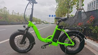 20inch fat electric folding bike 50kmph max speed [upl. by Savage556]