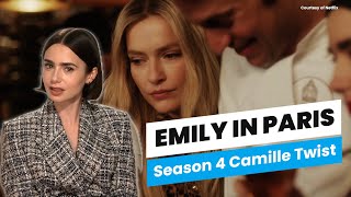 Emily in Paris 4x05  Camille Twist Reaction [upl. by Ahsercel]