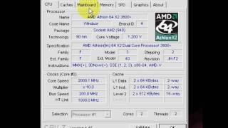 Infos sistema con Cpu z Español [upl. by Yajeet]