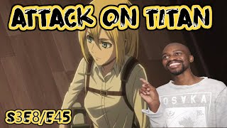 Attack on Titan s3e8e45  Reaction [upl. by Eartnoed193]