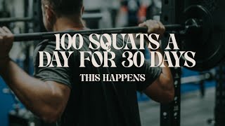 This Is What Happens After 100 Squats A Day For 30 Days [upl. by Tonie]