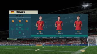 FIFA 23 NAISTEN JALKAPALLON MM FINAALI ESPANJA VS ENGLANTI [upl. by Nilok411]