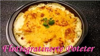 Fløtegratinerte Poteter Recipe Potato Dauphinoise [upl. by Fiore621]