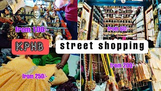 Kphb street shopping Shopping Kukatpally Nandinijeedala [upl. by Harmonia]