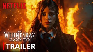 WEDNESDAY ADDAMS – SEASON 2 TRAILER  Netflix HD [upl. by Hedgcock]