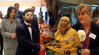 Paul Mamere Downsyndrom Ambassadeur de lInclusion couvre le Bazar du Cercle diplomatique du Maroc [upl. by Rubel]