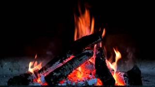 Cozy Crackling Fire – 9 Hour HD Virtual Fireplace – Sleep Sound Ambience Romance [upl. by Fairfield]