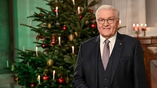 Weihnachtsansprache Steinmeier blickt mit Zuversicht ins Neue Jahr [upl. by Agripina]