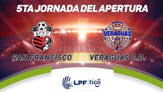 EN VIVO  San Francisco vs Veraguas CD  J5 del Torneo Apertura 2021 LPF Tigo [upl. by Shepard231]