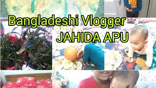 JAHIDA VLOG Bangladeshi Vlogger Jahida আপুকে নিয়ে কিছু কথা ফরাশের বিচি দিয়ে টাকি মাছ রান্নাJafran [upl. by Keller812]