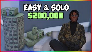 Make 200k in 2 Minutes in GTA Online With This Easy Solo Money Making Method Easy [upl. by Albright]