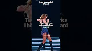 Taylor Swift lyrics I HORRIBLY MISHEARD Part 1  taylorswift shorts [upl. by Forelli]