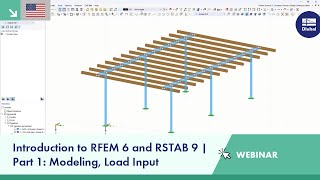 Webinar  Introduction to RFEM 6 and RSTAB 9  Part 1 Modeling Load Input [upl. by Oaks]