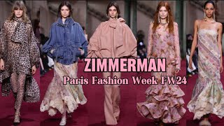 Zimmerman Fall Winter 2024 Show  Paris Fashion Week March [upl. by Hazel165]