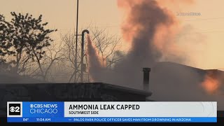 Ammonia leak under control shelterinplace lifted in West Elsdon [upl. by Moscow]