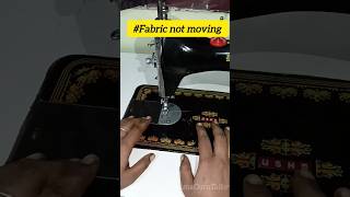 Tailoring machine fabric not moving problem repair sewing tailoringmachine tamil problem tips [upl. by Ahtram]