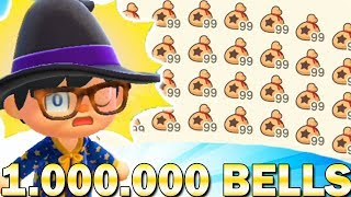 Make 1000000 Bells With This Super Easy Guide In Animal Crossing New Horizons [upl. by Lebisor]