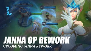 Janna OP Rework  Wild Rift [upl. by Aslehc]