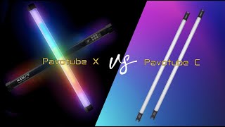 Nanlite PavoTube II X vs PavoTube C LED Tube Lights [upl. by Ahsitan]