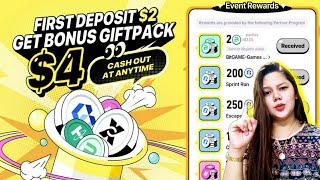 XWORLD FIRST DEPOSIT 2 GET BONUS GIFT PACK 4 CASH OUT ANYTIME [upl. by Georgy]