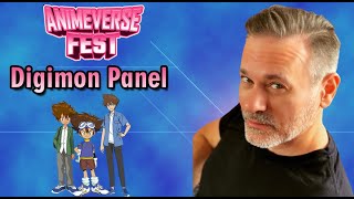 Digimon Panel with Joshua Seth at Animeverse Fest Fall 2024 in Pasadena Texas [upl. by Allerym]