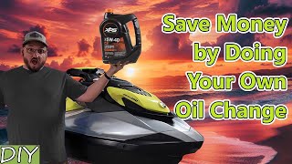 How to Change Oil in SeaDoo 2021 SeaDoo GTI SE 170 [upl. by Ehcadroj]