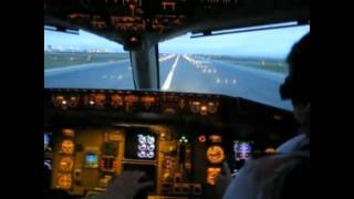 Icelandair 757 Cockpit Takeoff [upl. by Nyrak]