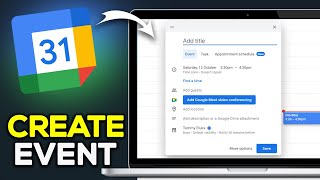 How To Create Event On Google Calendar 2024 [upl. by Aloise]