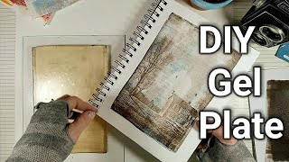 How to print photos with a DIY homemade gel plate [upl. by Rezzani]