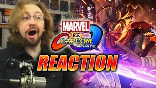 MAX REACTS Strider Reveal amp Story Trailer 1  Marvel Vs Capcom Infinite [upl. by Knipe256]