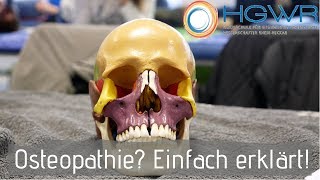 Was ist Osteopathie  HGWR klärt auf [upl. by Sugden]