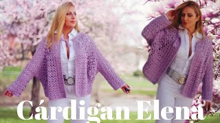 Cárdigan Elena 🌸 Súper Fácil a Crochet sin Costuras 🩷 [upl. by Taub]