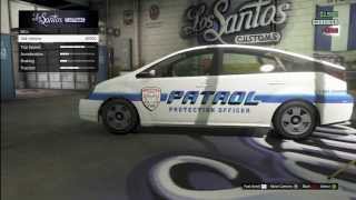 GTA V Online  Customizable Merryweather Patrol Car [upl. by Ynettirb]