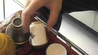 do kung fu puerh tea with yixing teapot living video [upl. by Tankoos]