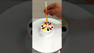 छोटा vanilla Cake Design Rainbow Colour Cake Decorating cake cakeart shorts video youtube food [upl. by Borer782]