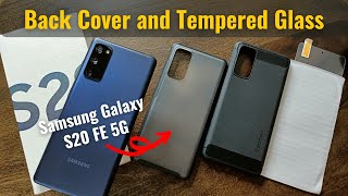 Samsung Galaxy S20 FE 5G Back Covers and Tempered Glass Screen Protector Accessories [upl. by Assiram]