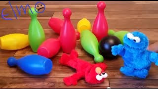 Elmo Plays Bowling First Time Sesame Street [upl. by Seka841]