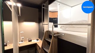 Staying in Expensive Capsule Hotel in Tokyo Japan  Dormy Inn Korakuen [upl. by Esinek]