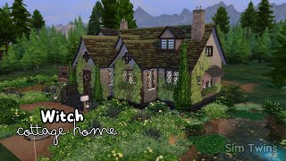 Witch Cottage  Sims 4 Speed Build [upl. by Yodlem477]