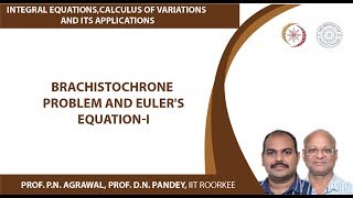 Brachistochrone problem and Eulers equationI [upl. by Illil]